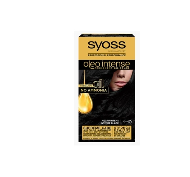 Vopsea Par Syoss Oleo 1 10 INTENSE BLACK